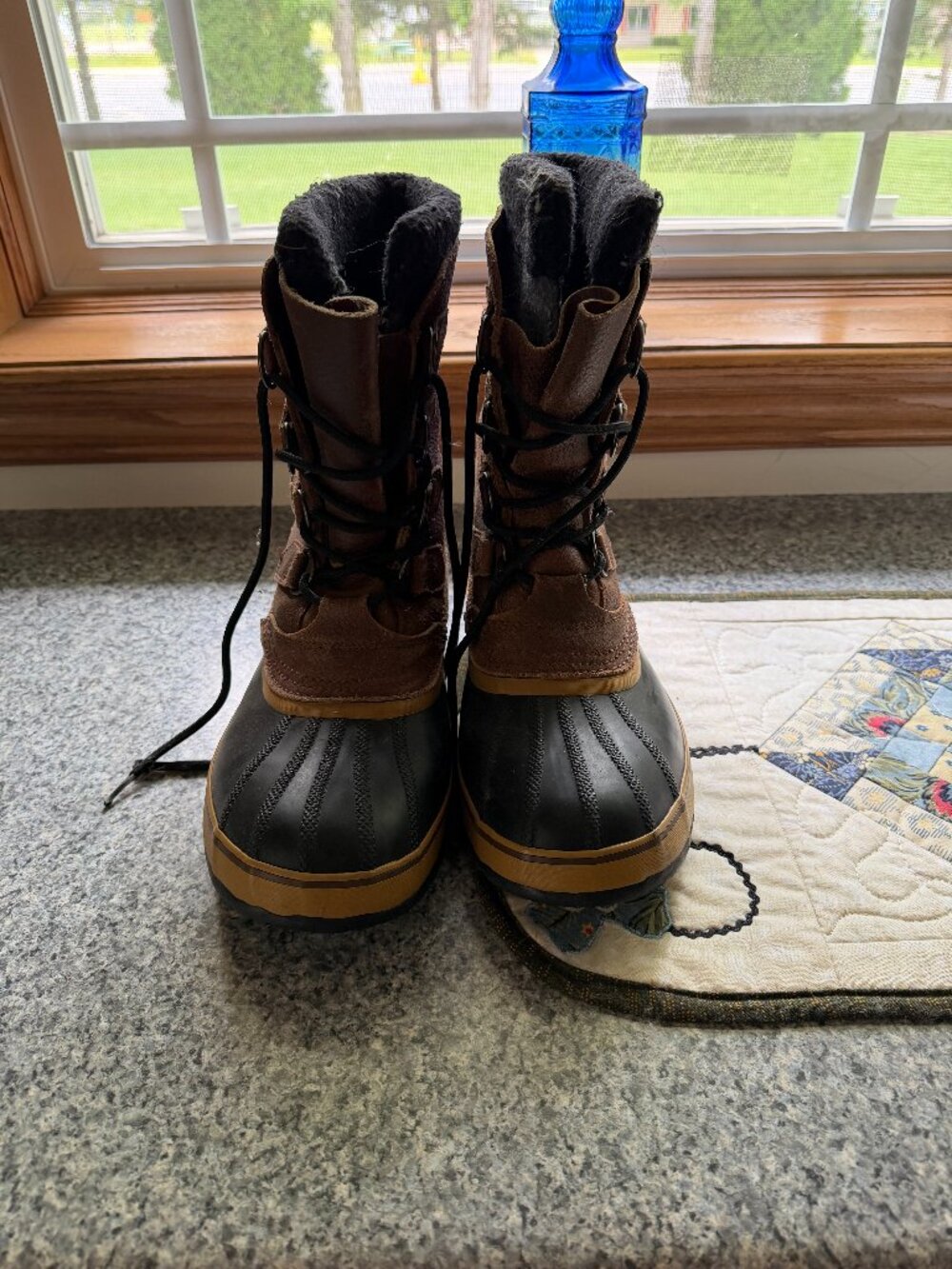 Sorel NM1439-200 Waterproof Snow Duck Sorel Rubber/Leather Boots Men’s Size 9
